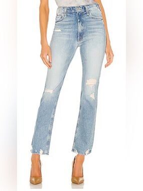 MOTHER High Waisted Rider Skimp - The Confession Distressed Jeans